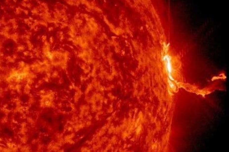 A solar flare